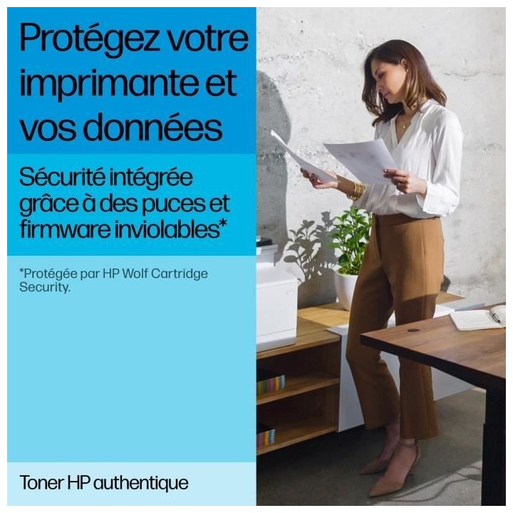 TONER HP 125A (CB542A) jaune - cartouche authentique pour imprimantes