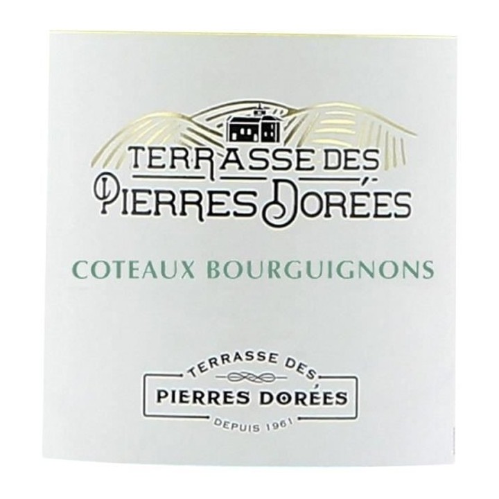 Terrasse des Pierres Dorées 2022 Côteaux Bourguignons - Vin blanc de