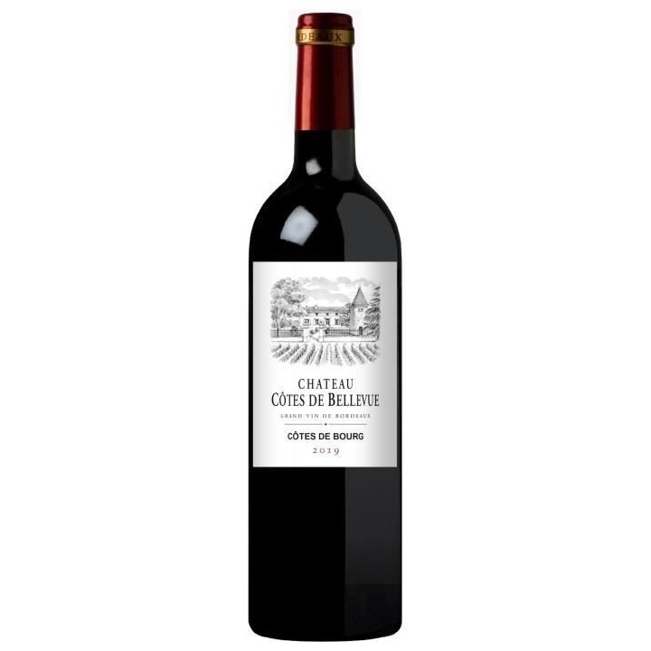 Château Côtes de Bellevue 2019 Côtes de Bourg - Vin rouge de Bordea