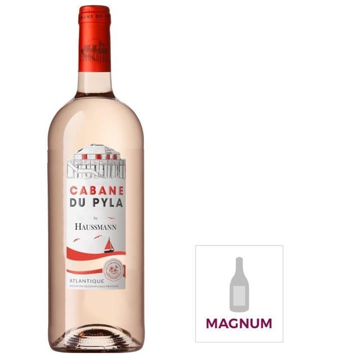 Magnum Cabane du Pyla By Haussmann Atlantique - Vin rosé du Sud Ouest