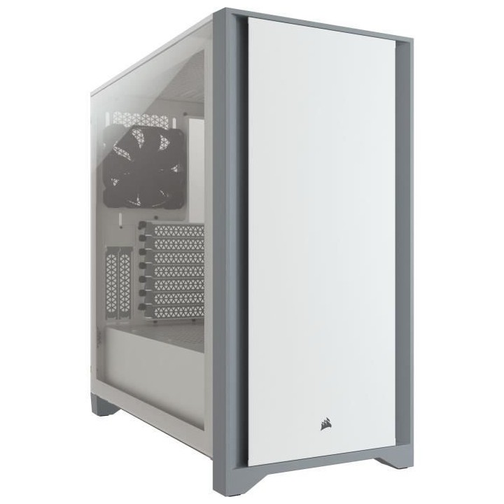 Boîtier PC Gaming - CORSAIR - 4000D - ATX Moyen Tour - Verre trempé