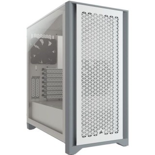 CORSAIR Boîtier PC 4000D Airflow - Moyen Tour - Verre trempé - Blanc