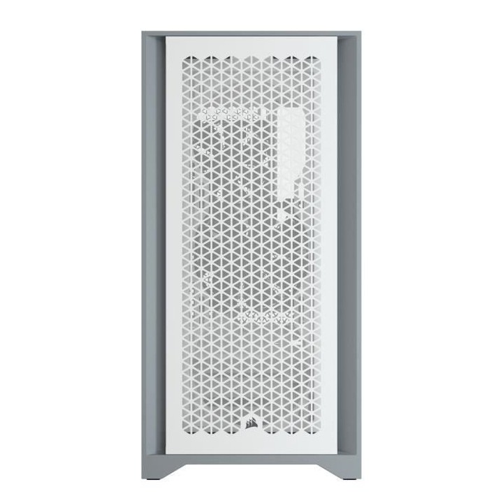 CORSAIR Boîtier PC 4000D Airflow - Moyen Tour - Verre trempé - Blanc