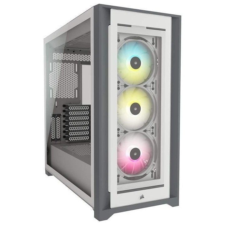 Boîtier PC - CORSAIR - 5000X RGB iCUE - Verre Trempé - Moyen-Tour AT