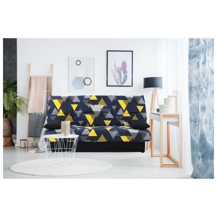 Clic clac 3 places DREAM - Tissu 100% Coton imprimé Canyon Bleu - Cou