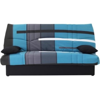Clic clac 3 places DREAM - Tissu 100% Coton imprimé Piste Bleu - Couc