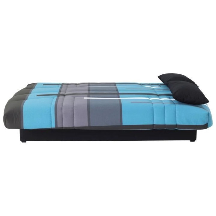 Clic clac 3 places DREAM - Tissu 100% Coton imprimé Piste Bleu - Couc