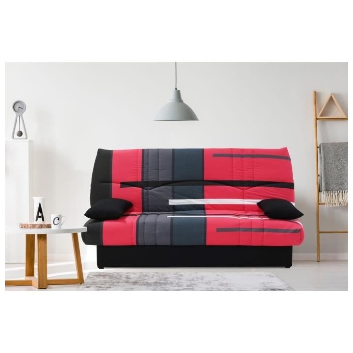 Clic clac 3 places DREAM - Tissu 100% Coton imprimé Piste Rouge - Cou