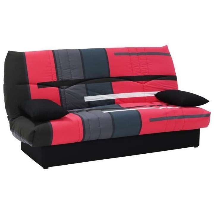 Clic clac 3 places DREAM - Tissu 100% Coton imprimé Piste Rouge - Cou