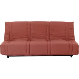 Banquette clic clac 3 places - Terracotta - 100% coton - L 193 x P 92