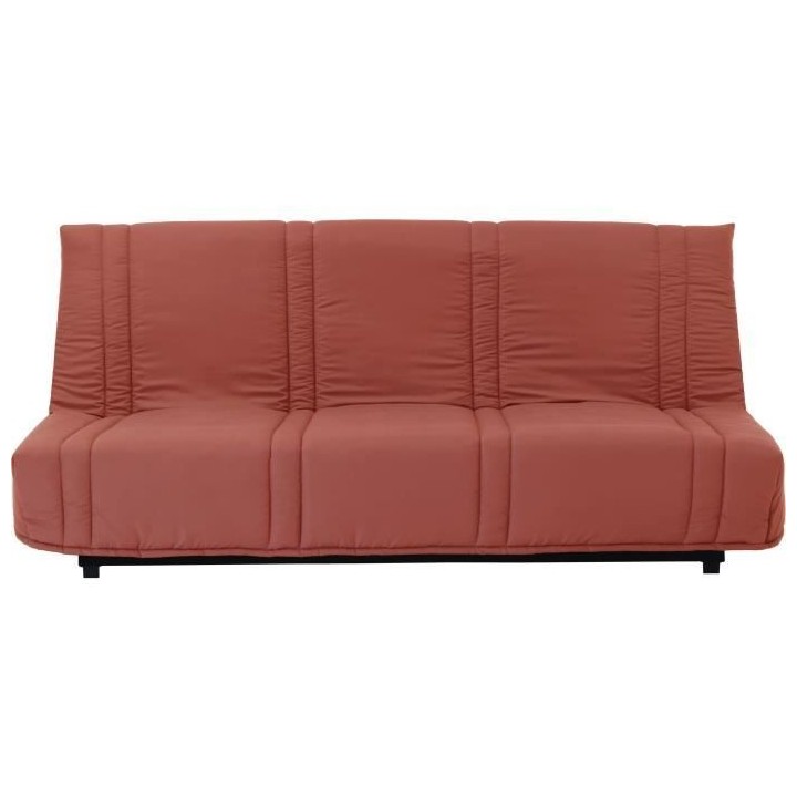 Banquette clic clac 3 places - Terracotta - 100% coton - L 193 x P 92