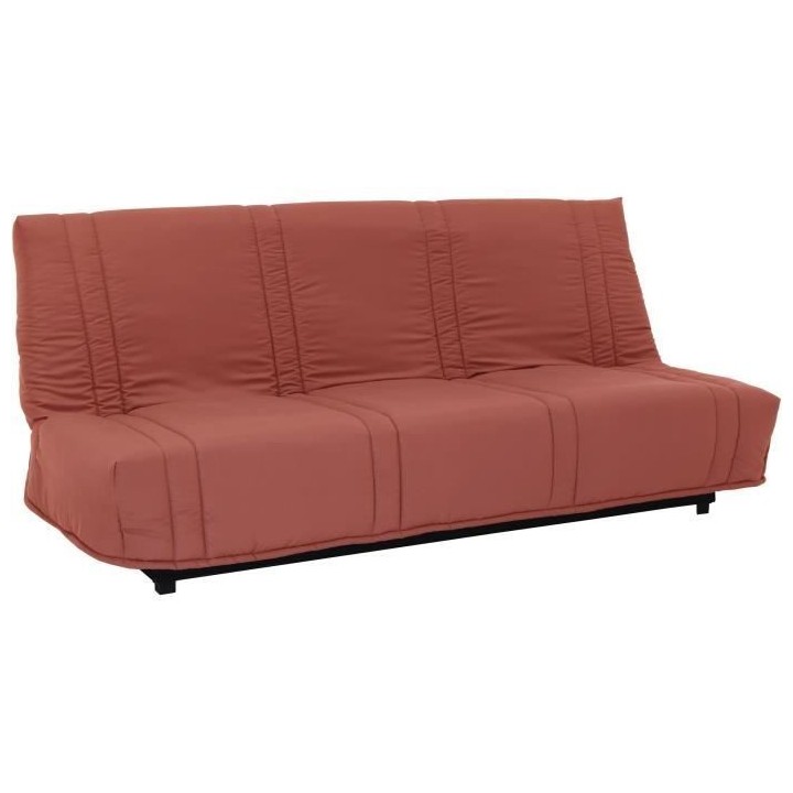 Banquette clic clac 3 places - Terracotta - 100% coton - L 193 x P 92