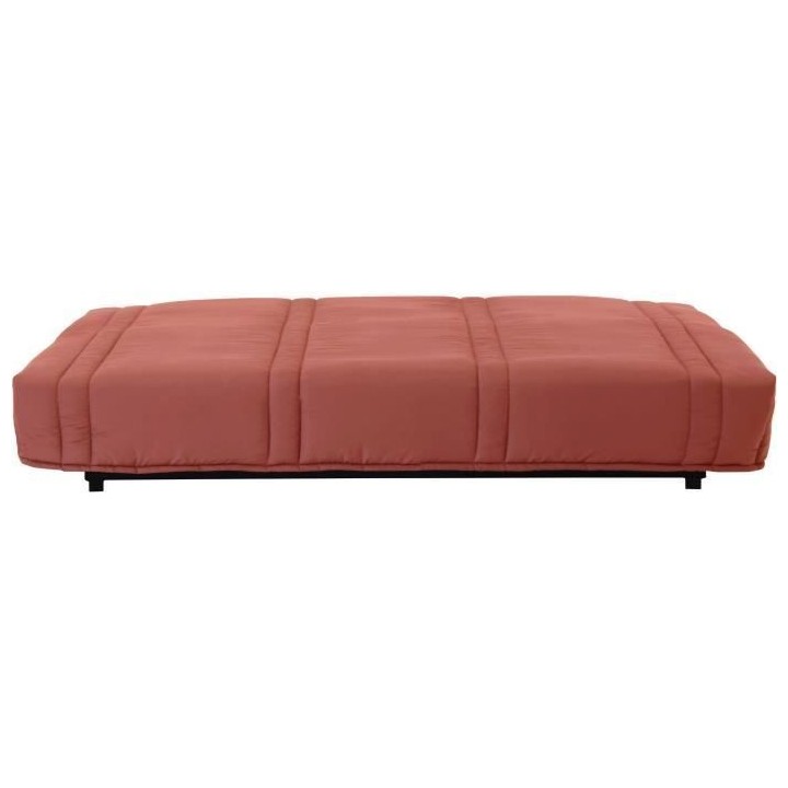 Banquette clic clac 3 places - Terracotta - 100% coton - L 193 x P 92
