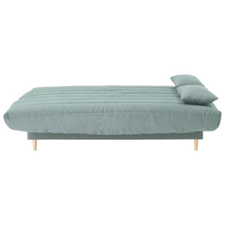 Clic clac 3 places LIV 20 - Tissu Soro vert amande - Couchage 125x190
