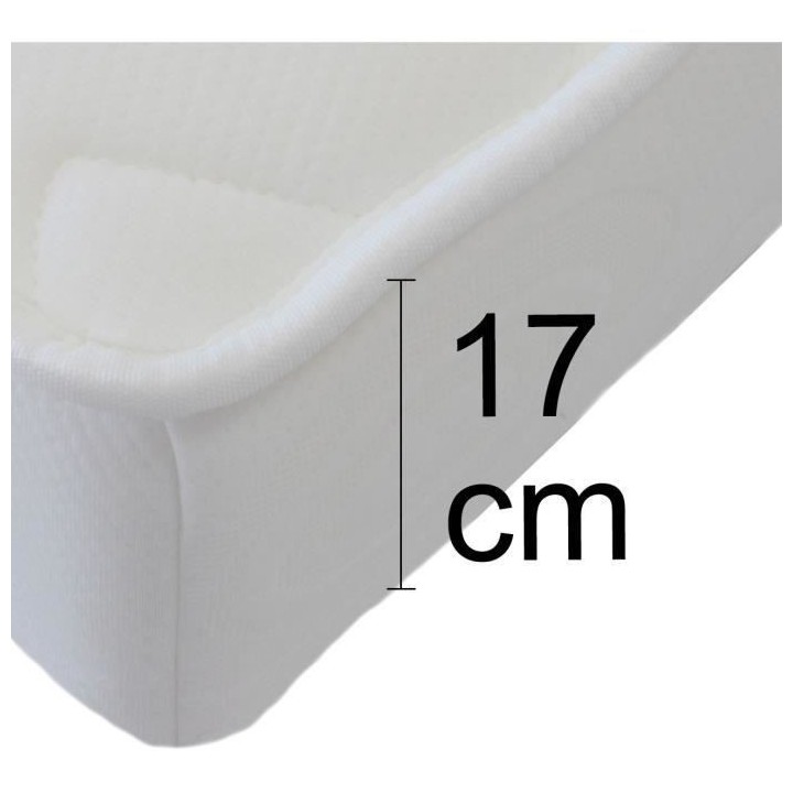 Canapé clic clac 3 places - Taupe - Matelas 17 cm - L223 x P96 x H 10