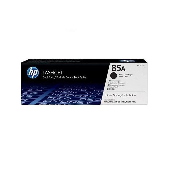 Cartouche de toner HP 85A (CE285AD) noir pour imprimantes LaserJet P11