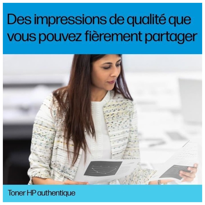 Cartouche de toner HP 128A noir authentique pour imprimantes HP Color