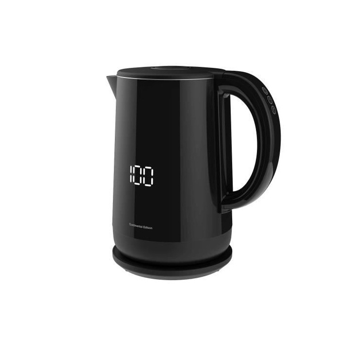 Bouilloire digitale CONTINENTAL EDISON BL15LB - Noir - 1,5 L - 2200 W