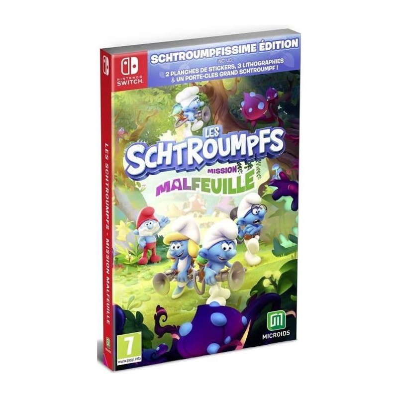 LES SCHTROUMPFS : Mission Malfeuille - Schtroumpfissime Édition Jeu Switch