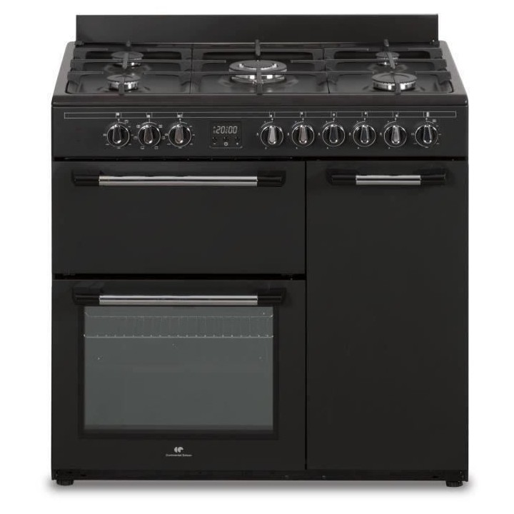 Cuisiniere piano gaz 3 fours électriques CONTINENTAL EDISON CECP903FB