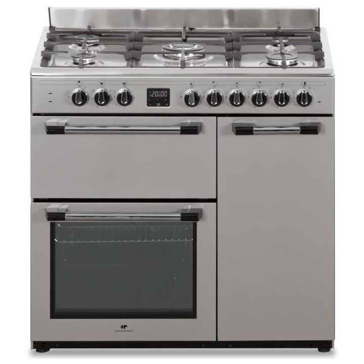 Cuisiniere piano gaz 3 fours électriques CONTINENTAL EDISON CECP903FI