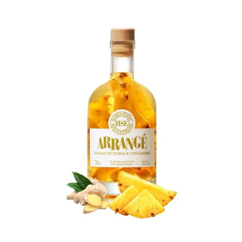 HSE - Ananas Gingembre - Rhum arrangé - 32.0% Vol. - 70 cl