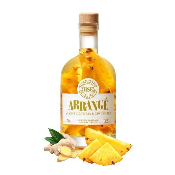 HSE - Ananas Gingembre - Rhum arrangé - 32.0% Vol. - 70 cl
