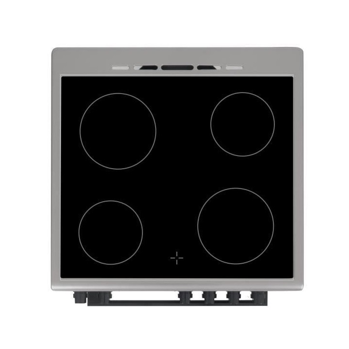 Cuisiniere vitrocéramique CONTINENTAL EDISON CECV60FCS - 4 feux - L58