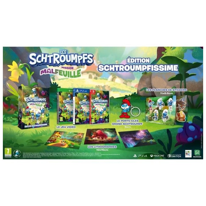 LES SCHTROUMPFS : Mission Malfeuille - Schtroumpfissime Édition Jeu S