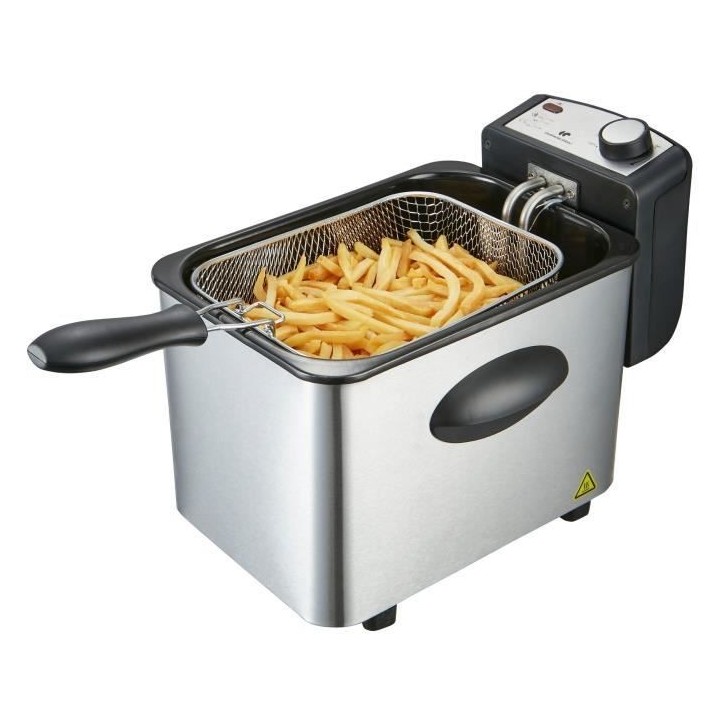 CONTINENTAL EDISON CEFR4IX3 - Friteuse 4 Litres - 2000W
