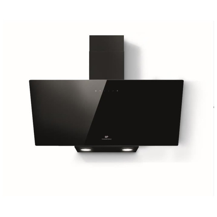 Hotte décorative noire CONTINENTAL EDISON CEHD9065B - L90 cm