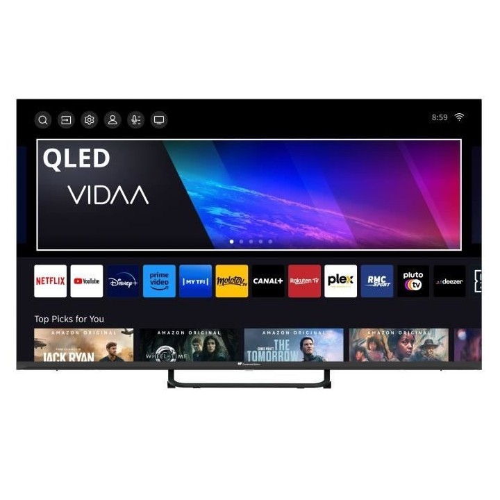 CONTINENTAL EDISON - CELED43SVQLD24B7 - TV QLED UHD 4K - 43'' (109cm)