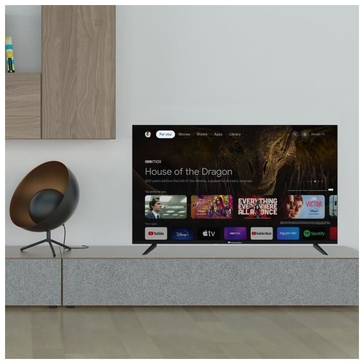 CONTINENTAL EDISON - CELED55SGUHD24B6 - 55 (139 cm) - UHD 4K - Smart T