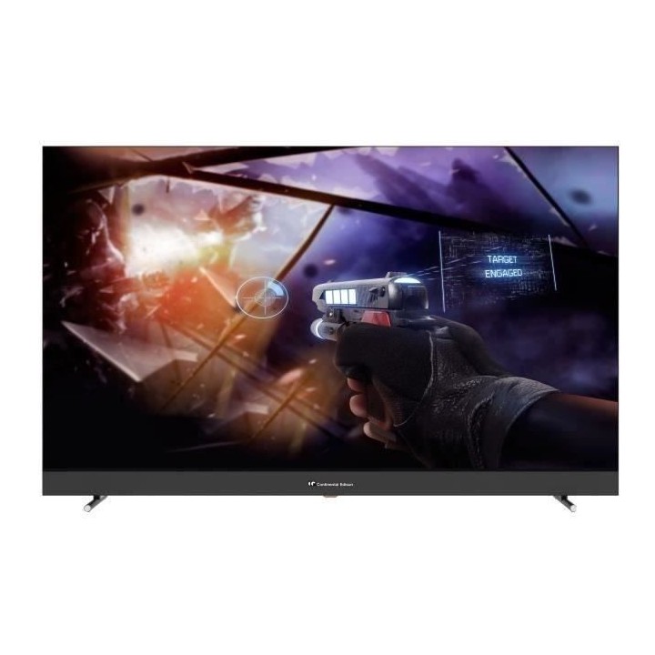 CONTINENTAL EDISON - CELEDGAM55QL24B6 - TV LED - 4K UHD QLED 144Hz- 55