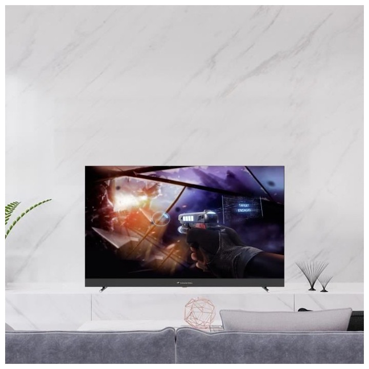 CONTINENTAL EDISON - CELEDGAM55QL24B6 - TV LED - 4K UHD QLED 144Hz- 55