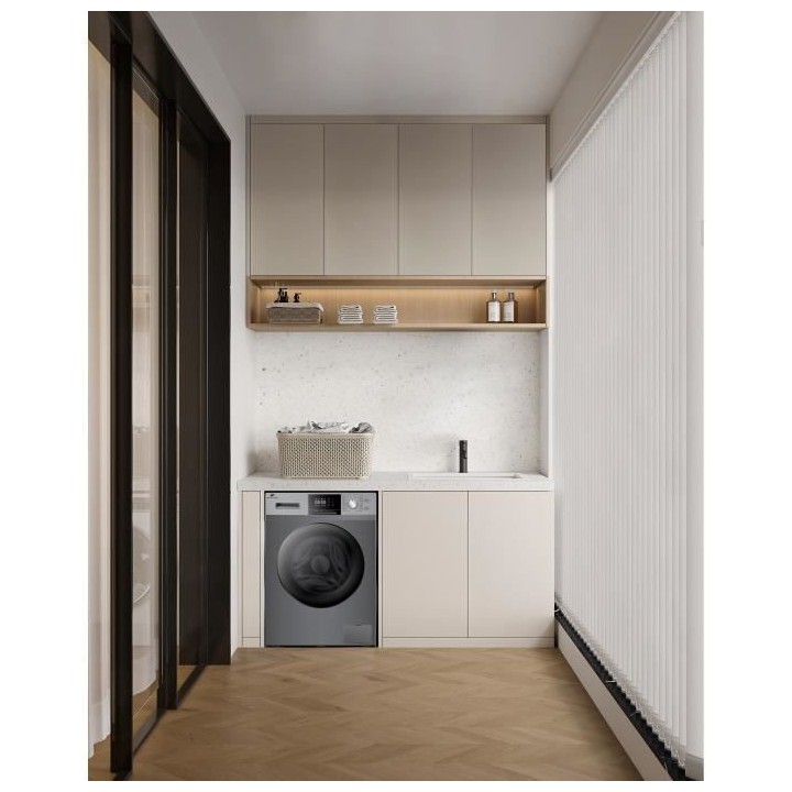 Lave-linge hublot CONTINENTAL EDISON CELL10140S2 - 10 kg - Largeur 60