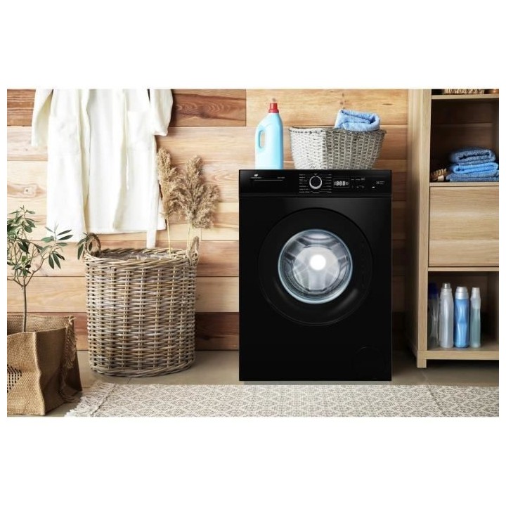 Lave-linge hublot CONTINENTAL EDISON CELL7140IB - 7kg - Largeur 59,6 c