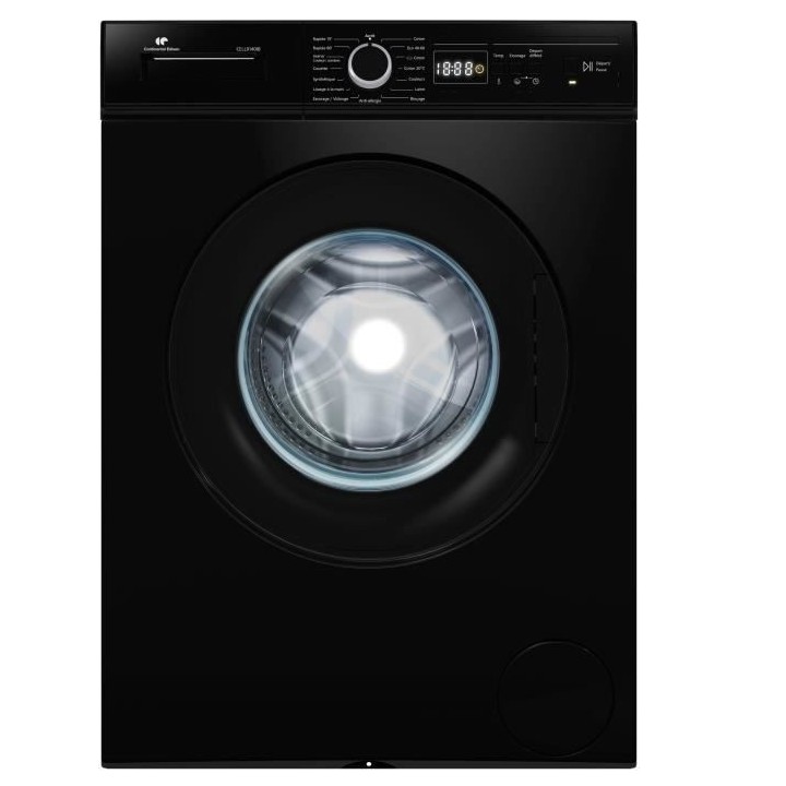 Lave-linge hublot CONTINENTAL EDISON CELL9140IB - 9kg - Largeur 59,6 c