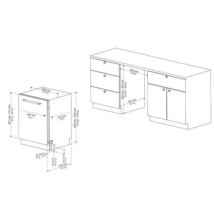 Lave-vaisselle encastrable CONTINENTAL EDISON CELV1245FI - 12 couverts