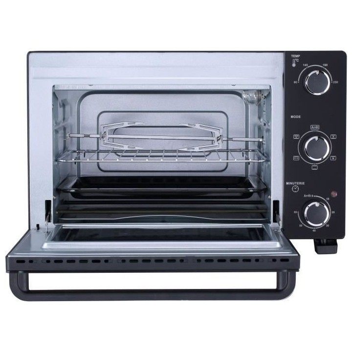 Minifour électrique CONTINENTAL EDISON CEMF28B2 - 28L noir - 1500W -