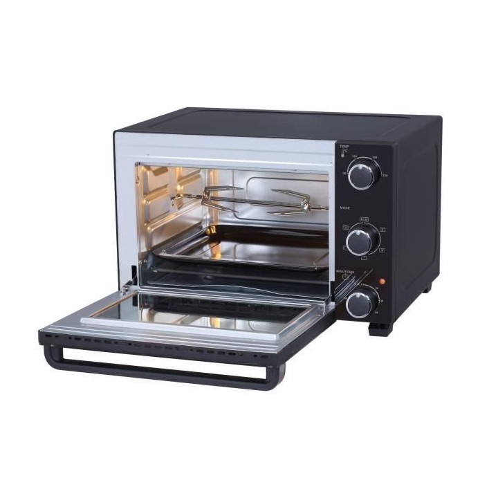 Minifour électrique CONTINENTAL EDISON CEMF28B2 - 28L noir - 1500W -