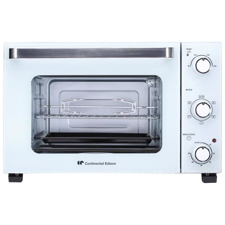 CONTINENTAL EDISON CEMF35W - Minifour électrique 35L blanc - 1500W -