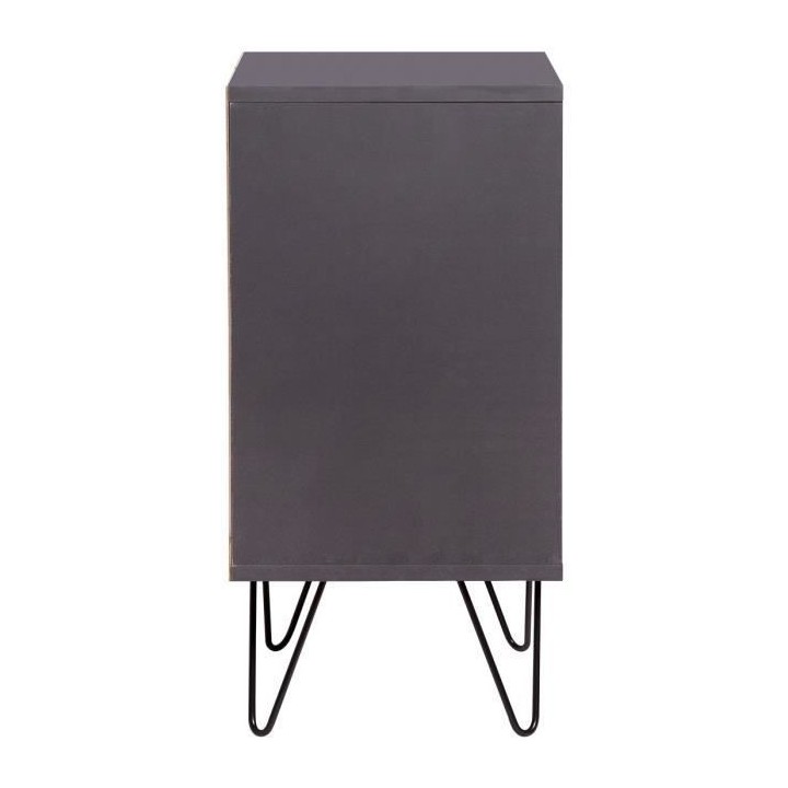 Meuble de rangement 3 tiroirs - En panneaux de particules avec piétem