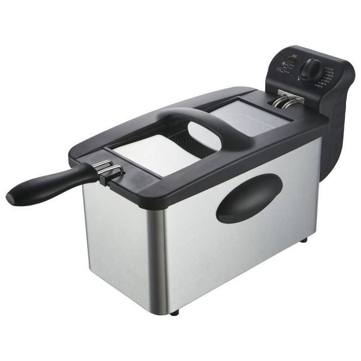 Friteuse 3 L CONTINENTAL EDISON CERFR3IN2 - 2000W - Inox