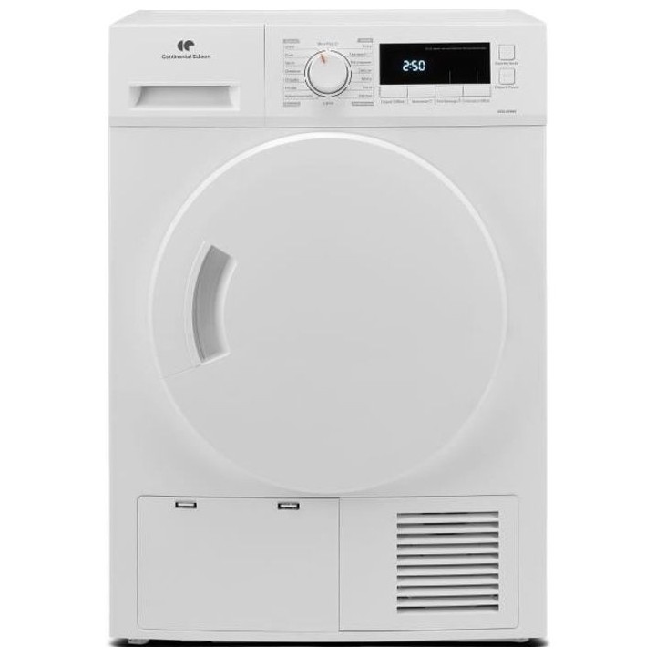 Seche-linge a condensation CONTINENTAL EDISON CESLCE8WS - 8kg - Largeu