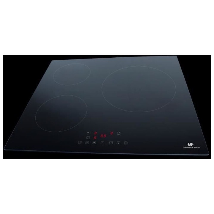 CONTINENTAL EDISON Table induction CETI3B28 3 zones, 6600W - 3 booster