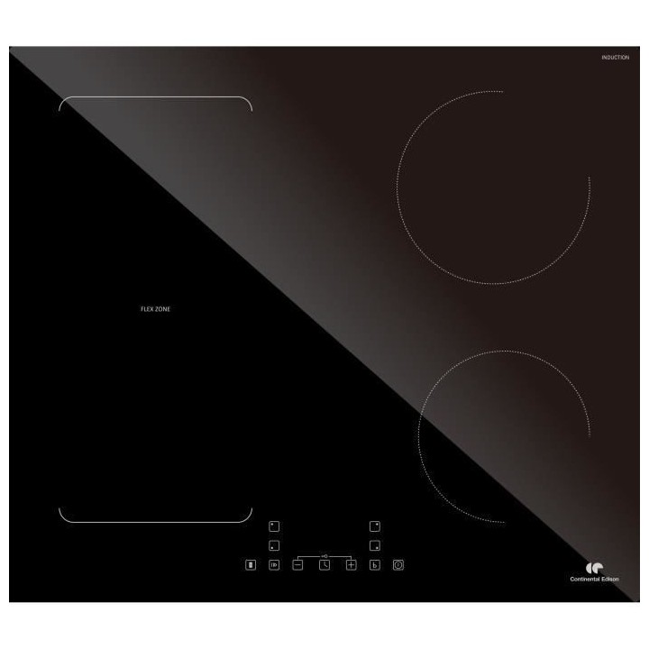 CONTINENTAL EDISON Table induction 4 zones CETI4ZFLEX3 - Flex - 7200W