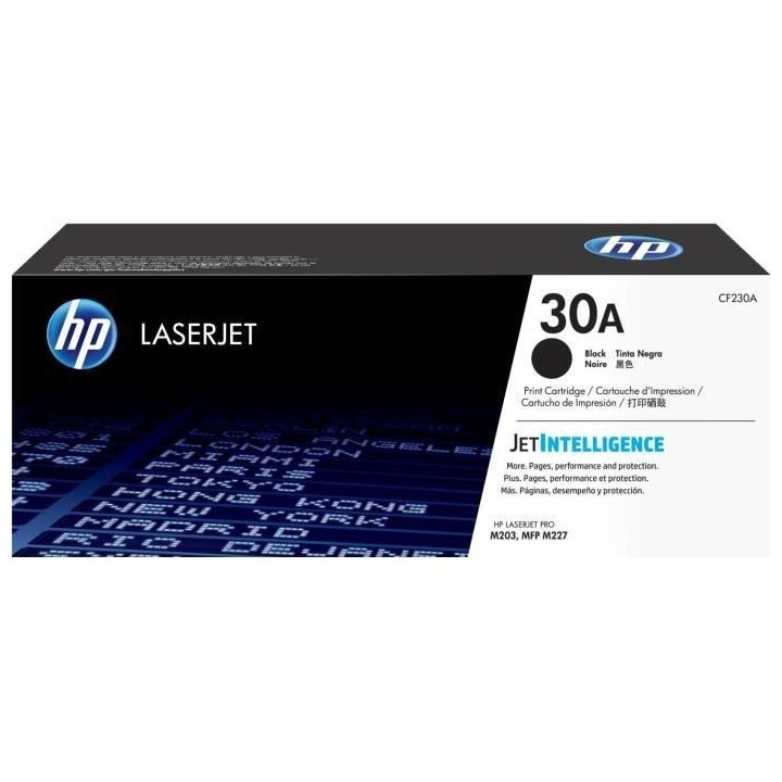 Cartouche de Toner HP 30A (CF230A) noir pour HP LaserJet Pro M203/MFP