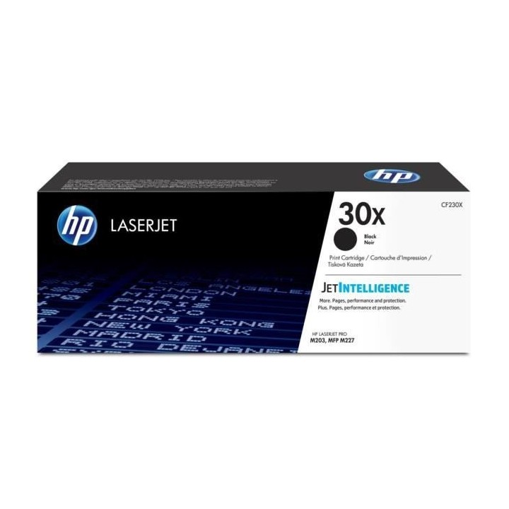 Cartouche de Toner HP 30X (CF230X) noir pour HP LaserJet Pro M203/MFP