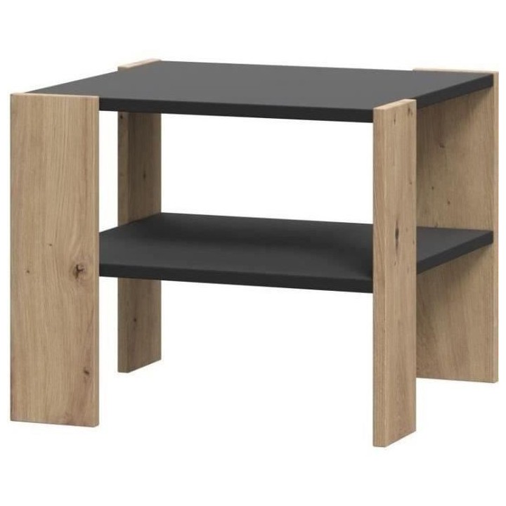 Table basse PILVI 2 Plateaux - Style contemporain - Particules mélami